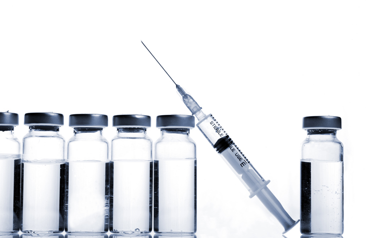 Vials and Syringe - anti wrinkle injections